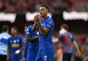Arsenal 2-1 Chelsea: Gary Neville questions Chelsea's 'all over the place' back three after defeat - but is confident they can finish top three
